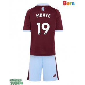 Aston Villa Ibrahim Mbaye #19 Replika Babytøj Hjemmebanesæt Børn 2026-27 Kortærmet (+ Korte bukser)